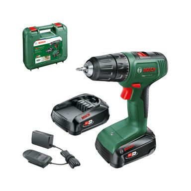 Bosch EASYDRILL 18V-40 2X1,5A Borrskruvdragare batterier ingår