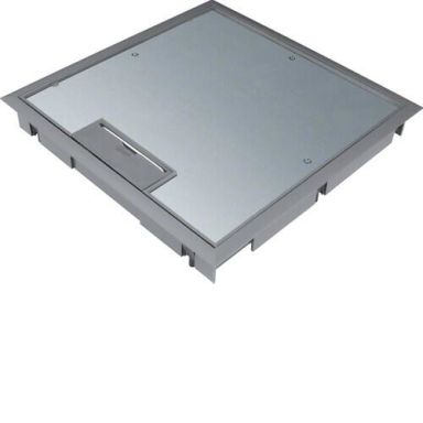 Hager KDQ08127011 Gulvboks lav, 8 plasser