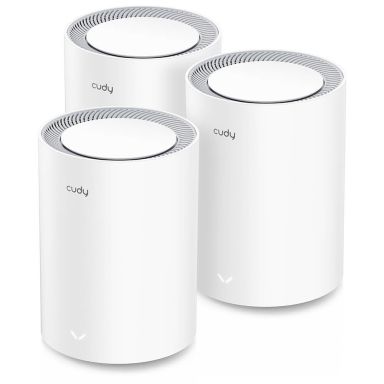 Cudy Mesh Solution M3000 Ruter Wi-Fi 6, 3‑pakning