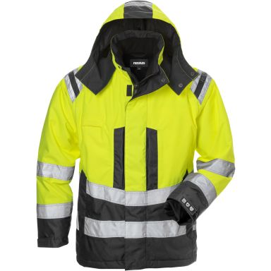 Fristads 4037 GTT Jakke varsel / svart/gul, for kvinner