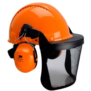 3M G3000 FH1 H31 Vernehjelm oransje, for skogbruk