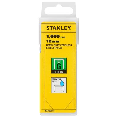 STANLEY TRA708SST-0 Sinkilät ruostumaton teräs, 1000 kpl