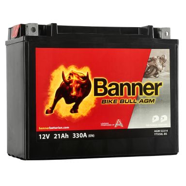 Banner Bike Bull AGM 52214 Startbatteri 12V, 18 Ah