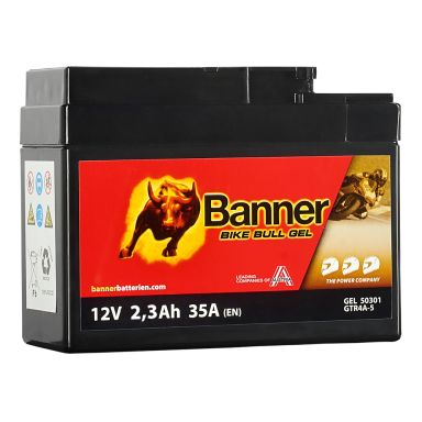 Banner Bike Bull GEL GEL50301 Startbatteri 12V, 3 Ah