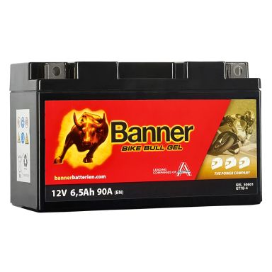 Banner Bike Bull GEL GEL50601 Startbatteri 12V, 6 Ah