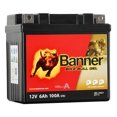 Banner Bike Bull GEL GEL50621 Startbatteri 12V, 6 Ah
