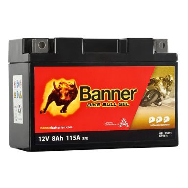 Banner Bike Bull GEL GEL50801 Startbatteri 12V, 8 Ah