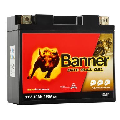 Banner Bike Bull GEL GEL51001 Startbatteri 12V, 10 Ah