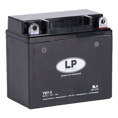 LP Batteries LPYB7-3 Startbatteri 12V, 7 Ah