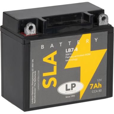 LP Batteries LPYB7-4 Startbatteri 12V, 7 Ah
