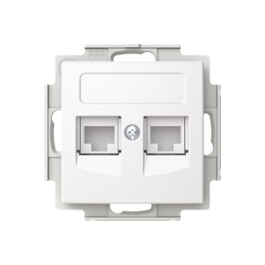 ABB Saga FOT6208-916 Datarasia 2xCAT6 UTP 85 mm suora