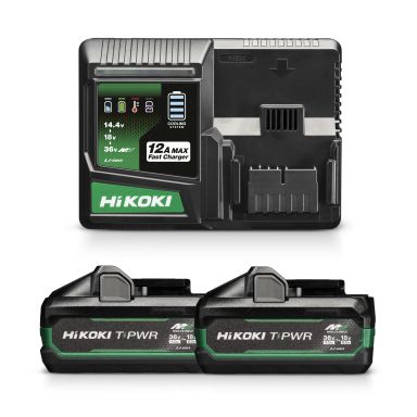 HiKOKI 2XBSL3640MVT+UC36YSL2 Akku- ja laturipaketti