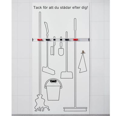 Skåform 4218016 Rengjøringsredskapstavle