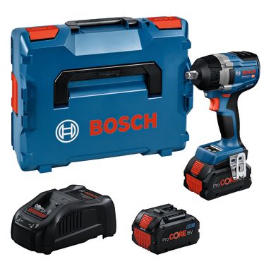 Bosch GDS 18V-750 C Mutternøgle med batteri og oplader