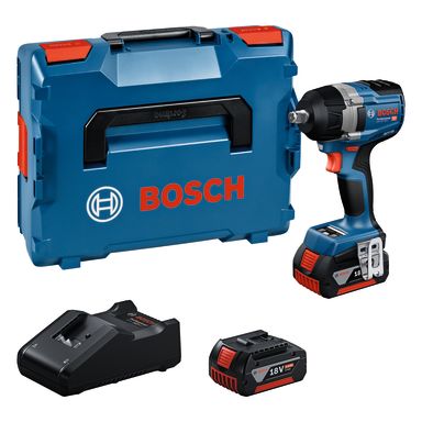 Bosch GDS 18V-750 C Mutternøgle med batteri og oplader