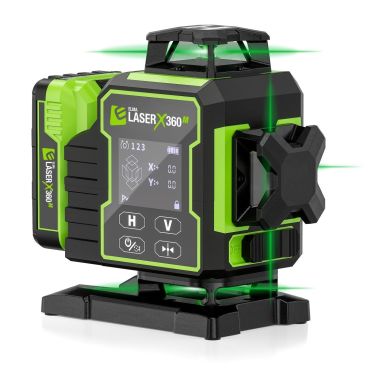 Elma X360-M Rotationslaser med batteri og tilbehør