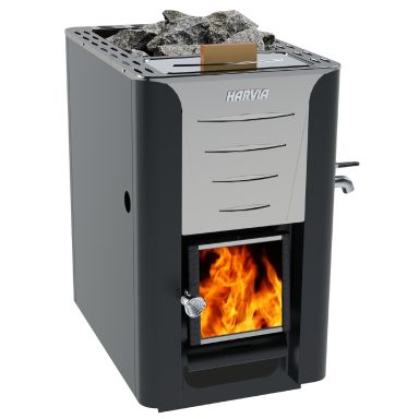 Harvia Pro 20 ES Puukiuas puulämmitteinen, vesisäiliöllä