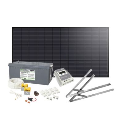 Sunwind Basic 202310 Solcellepakke 170W, 260Ah, AGM