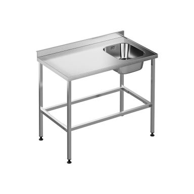 Purus SB-1100-34H Tvättbänk 1100x620x900 mm, högerplacerad diskho