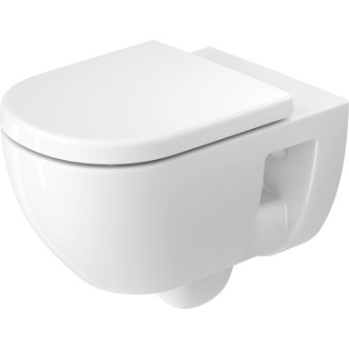 Duravit D-Code WC-skål spolkantslös, vit, utan sits