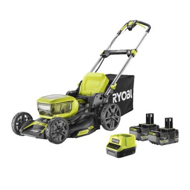 Ryobi ONE+ RY18LMX46A-250 Gräsklippare med batteri och laddare