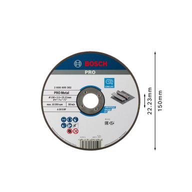 Bosch Expert for Metal Skæreskive 150x22,23mm