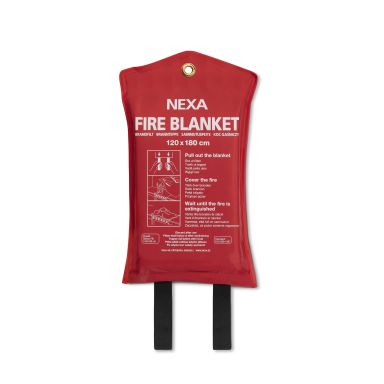 Nexa FB-180RMF Brandfilt silikon, röd