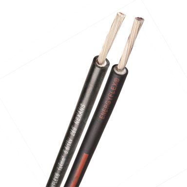 Nexans ENERGYFLEX Kopplingskabel 1 x 4 mm², 0.6/1kV, svart/röd
