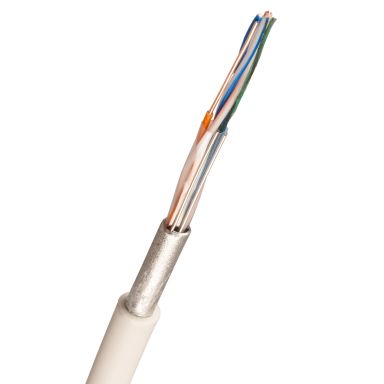 Nexans ELAQBY Telekabel vit, 2x2x0,6 mm