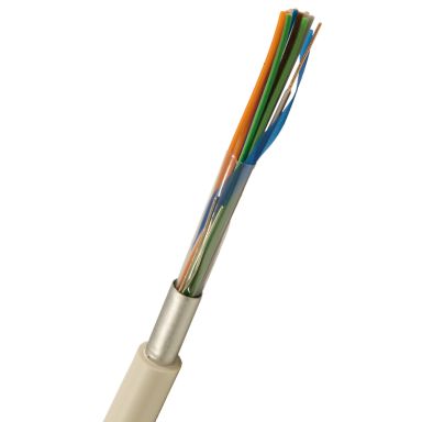 Nexans ELAQBY Telekaapeli 5x2x0,6 mm, valkoinen, ulkohalkaisija 9 mm