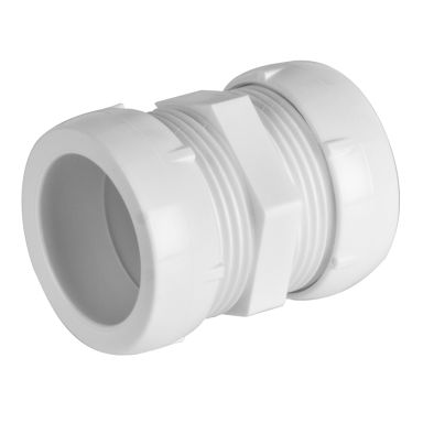 Faluplast 75600 Övergångskoppling 32 x 32 mm, vit