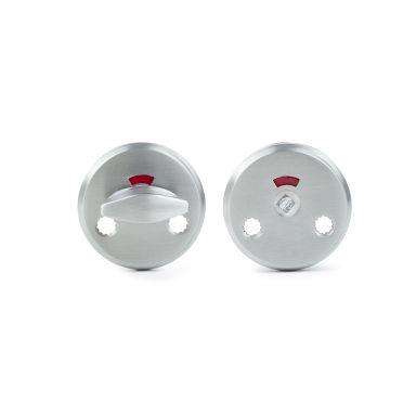 Habo 18684 WC-beslag borstad, aluminium