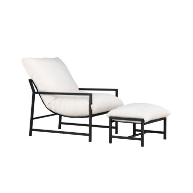 Venture Home Corso Loungefåtölj Svart/Beige