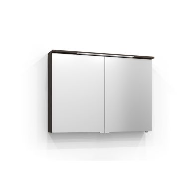 Svedbergs Skuru 100 Brun Ask Spegelskåp 100 cm, LED-belysning
