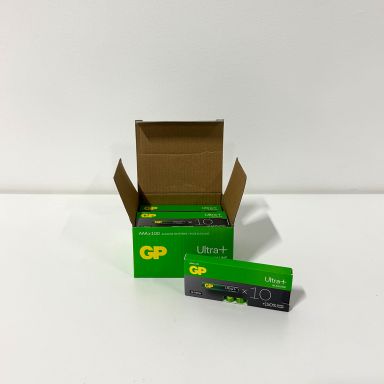 GP Batteries Ultra+ Batteri alkalisk, AAA, 100‑pakning