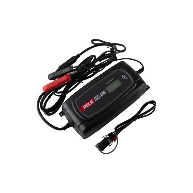 PELA 544067 Akkulaturi 12 V, 6 A/24 V, 3 A