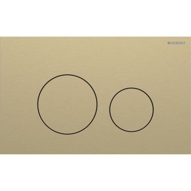 Geberit Sigma 40 Round Skylleplade rustfrit stål