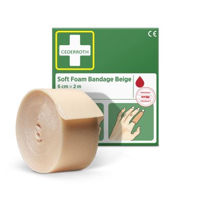 Cederroth 51011019 Plaster beige, 6 cm x 2 m, selvklebende