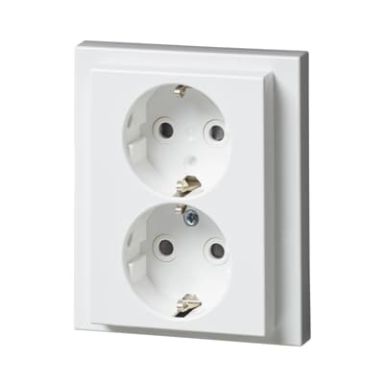 ABB Impressivo Stikkontakt 2-veis, hurtigkobling