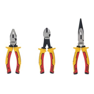 Dewalt DWHT82811-0 Tångset isolerad, 3 delar