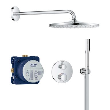 Grohe Precision Thermostat 34880000 Hodedusjsett krom