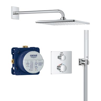 Grohe Precision Thermostat 34881000 Sadesuihkusetti kromi