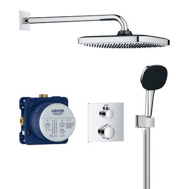 Grohe Precision Thermostat 34882000 Hodedusjsett krom