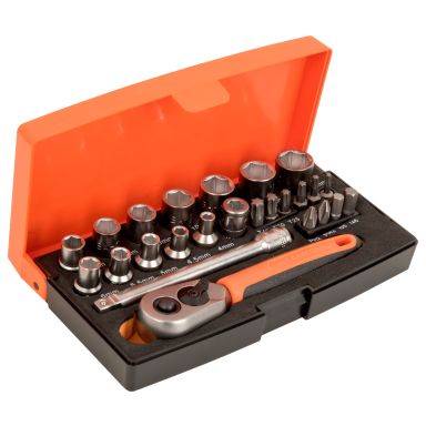 Bahco SL25 Topnøglesæt 1/4&quot