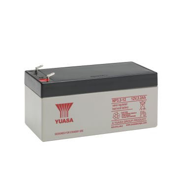 Yuasa NP3.2-12 Batteri 12V, 3,2 Ah