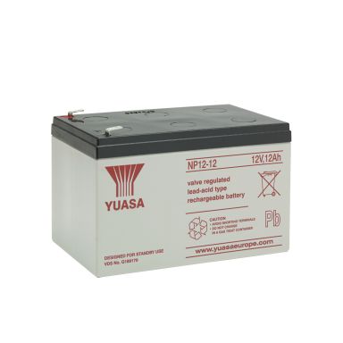 Yuasa NP12-12 Batteri 12V, 12 Ah