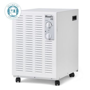 Woods SW43FW I-EcoDefrost+ Avfuktare med luftfilter, 190 m²