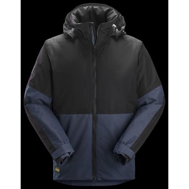 Snickers Workwear 1104 AW Talvitakki laivastonsininen/musta