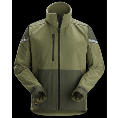 Snickers Workwear 8410-3135 Collegetakki khakinvihreä/vihreä