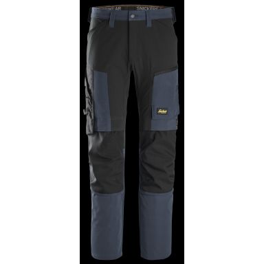 Snickers Workwear 6318-9504 AllroundWork Arbejdsbuks marineblå/sort, stretch